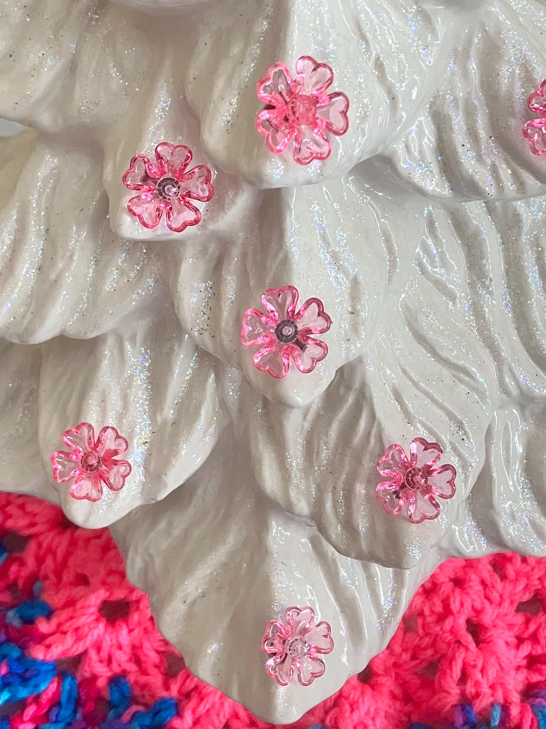 Transparent Spring Decorations Transparent Pink Spring Flower Lights for Ceramic Trees - Etsy