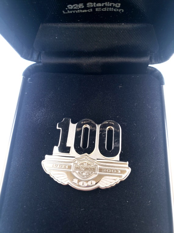 Vintage Harley Davidson 100th Anniversary pin