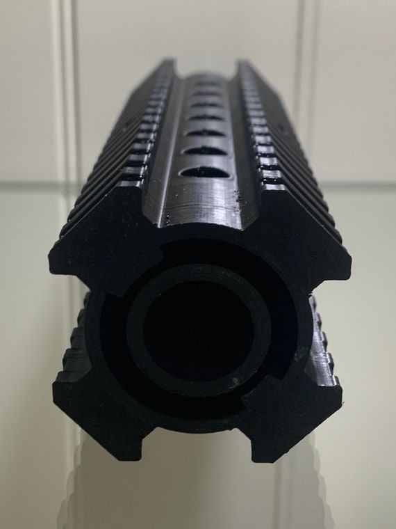 NERF N-Strike Elite Stryfe Kit De Cuerpo M4 De 13 Piezas, Accesorios De Modding En Negro, Incluye Culata, Cargador, Silenciador Y Más, Compatible Con Bláster Stryfe