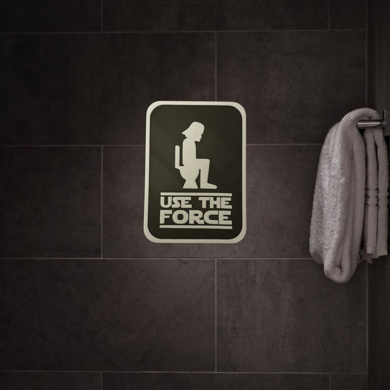 Using The Force Sign Use the Force Funny Star Wars Sign - Etsy