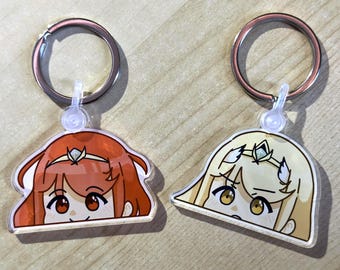 Pyra & Mythra Anime Acrylic Keychains