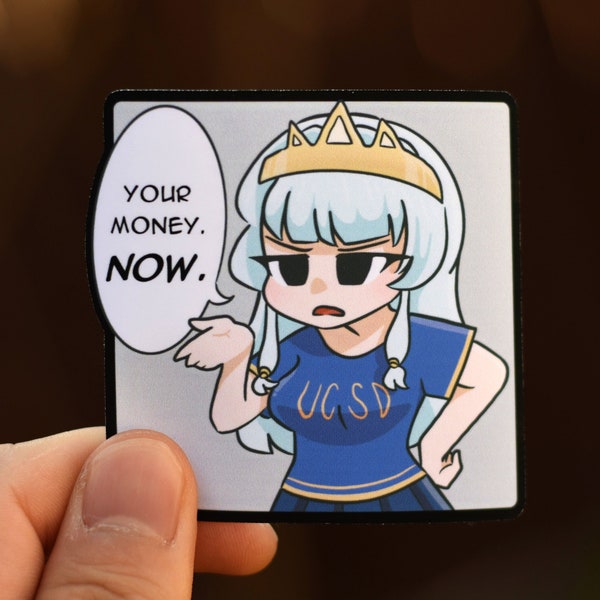 UCSD Triton-chan "Tuition" Sticker