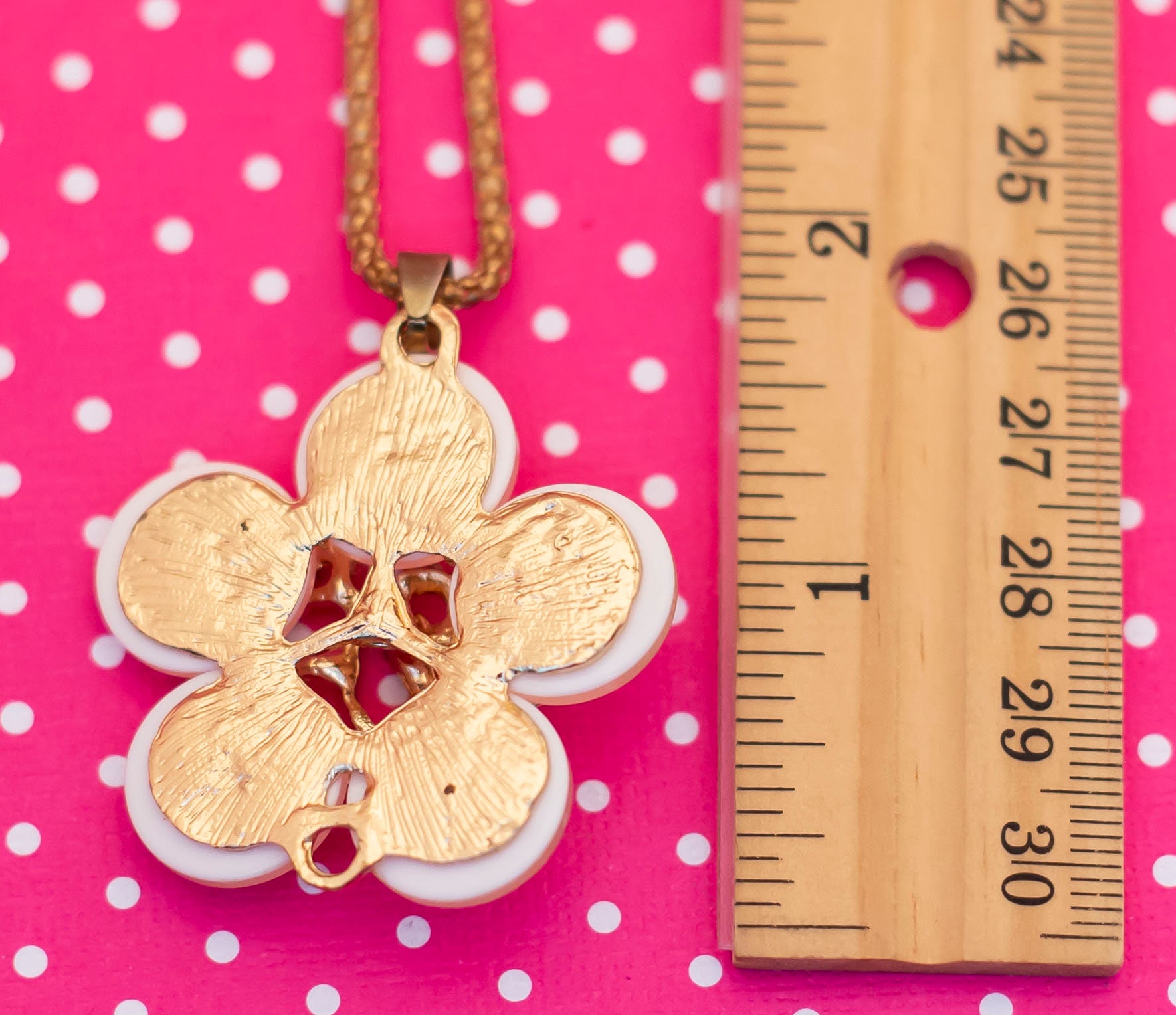 Vintage Star Pearl Rose Necklace 28 Inch - P19 - Etsy