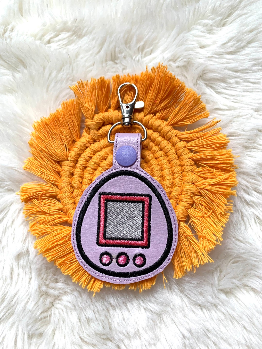 Tamagotchi Keychain Virtual Pet Keychain Gift for Him Her Etsy