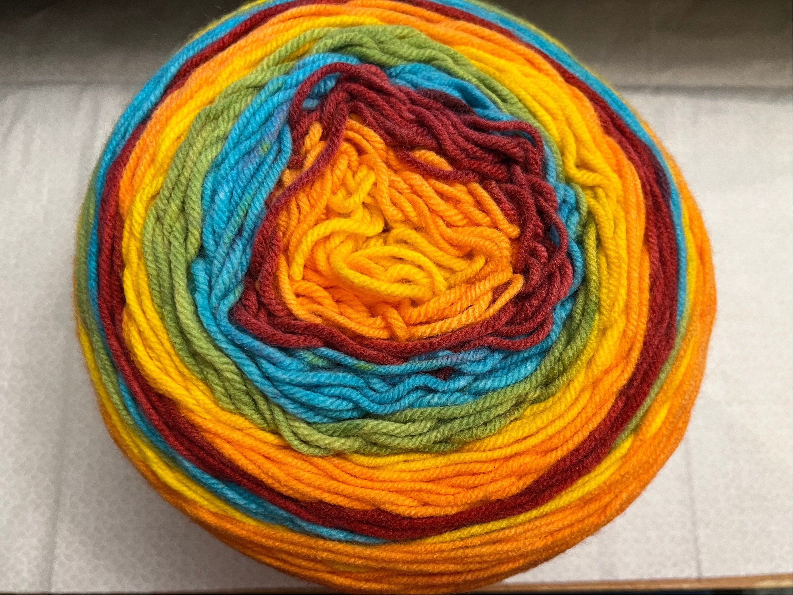  Caron Big Cakes Yarn Rainbow Jellys