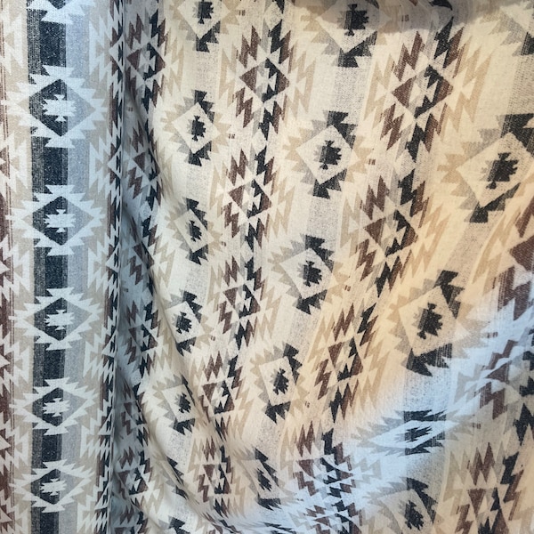 Southwest fabric #59 by meter  southwestern,  blanket, throw, western, Upholstery Aztec, coat, poncho, Native American,