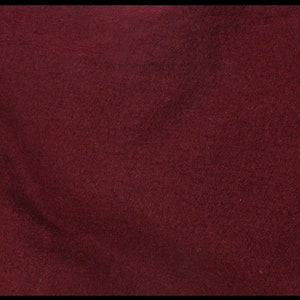 Boiled Wool Burgundy