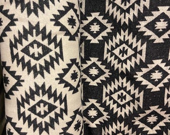 Tissu sud-ouest #17 au mètre sud-ouest, couverture, jeté, western, ameublement aztèque, manteau, poncho, amérindien,