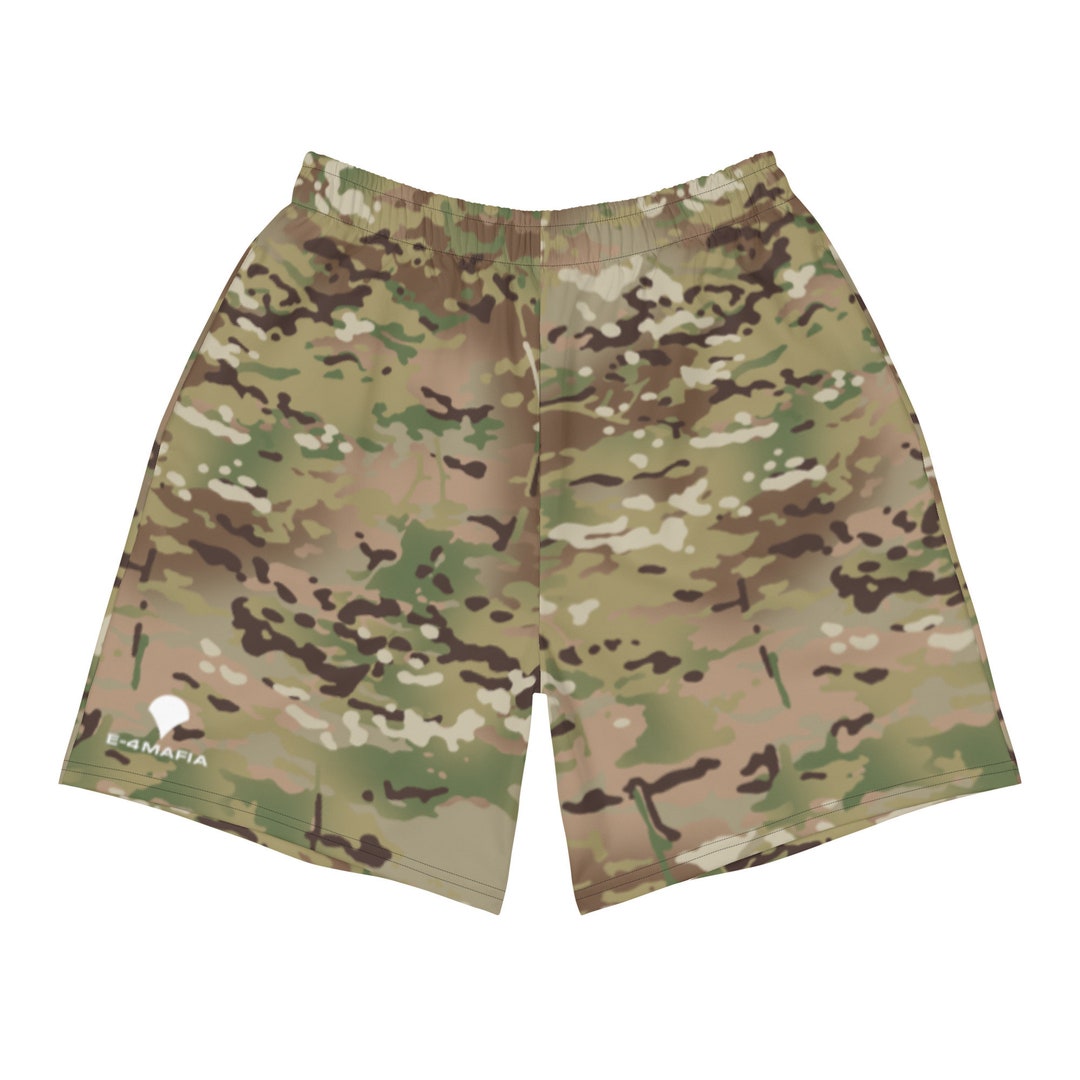 Men's OCP Camo Athletic Shorts Stylish & Comfortable Militaryinspired