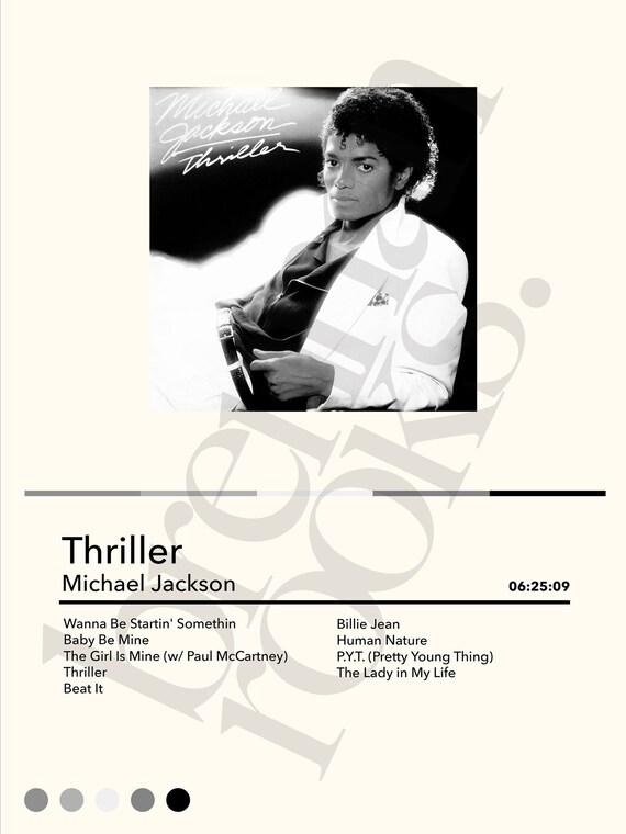 Michael Jackson Album R Michael Jackson Thriller Album Cover Inside