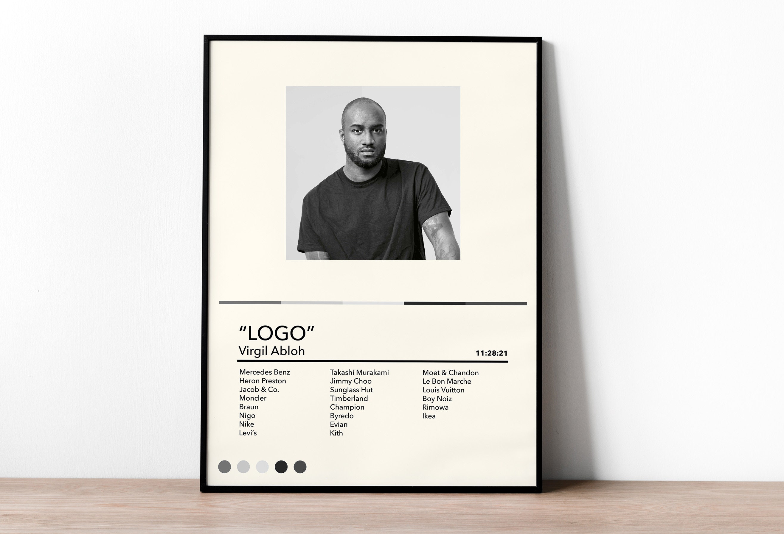 Visionary (Virgil Abloh) Minimalist Wall Art