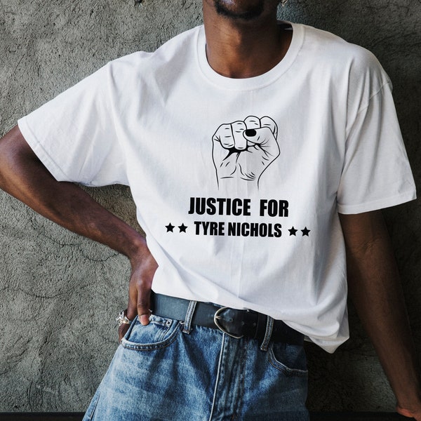 Justice For Tyre Nichols Shirt, Black Lives Matter, Tyre Nichols T Shirt, Protest Shirt, Blm Shirt