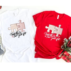 Together We Just Fit Shirt, Valentines Day Shirt, Gift For Valentine, Couple Shirts, Valentines Outfit, Be Mine Shirt, Valentines Shirt