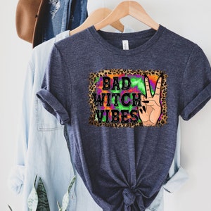 Bad Witch Vibes Shirt, Witch Shirt, Halloween Shirt, Halloween Gift, Halloween Tees, Halloween Party T-Shirt, Funny Halloween Shirts image 5