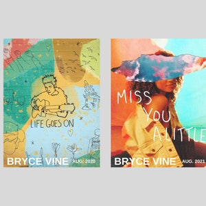 Bryce Vine SET Album Cover Posters- Digital Download