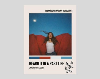 Maggie Rogers Heard It In A Past Life - Album Cover Poster - Digital Download