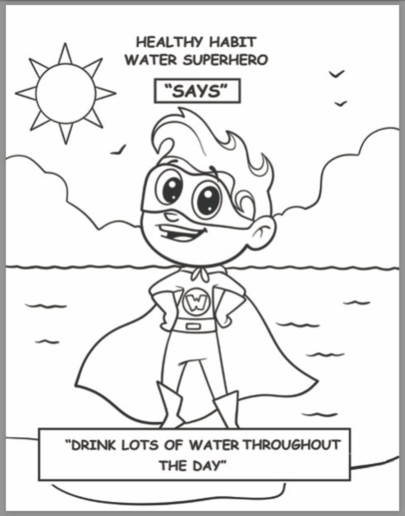 Healthy Habit Superheroes Coloring Book Ages 2-8 - Etsy
