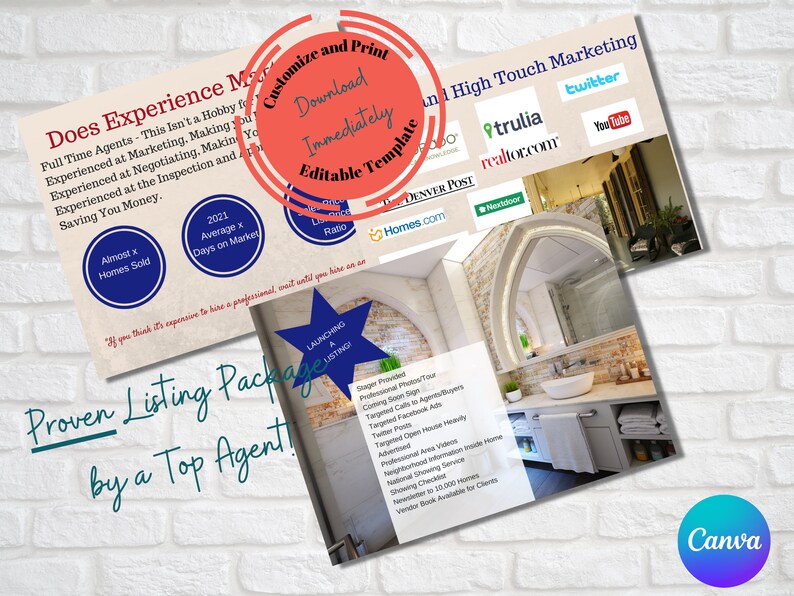 Real Estate Agent Listing Presentation/seller Guide/real Etsy