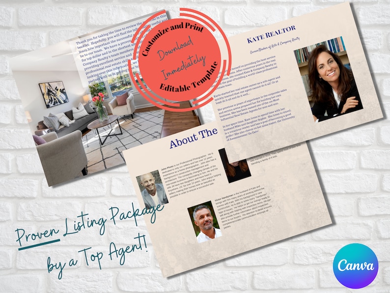 Real Estate Agent Listing Presentation/seller Guide/real Etsy