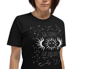 Sun and Moon T-Shirt – Mystical Astrology Graphic Tee