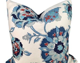 Kravet Iznic Oasis Santorini Designer Pillow Cover//Diane Furstenberg//Floral//19”