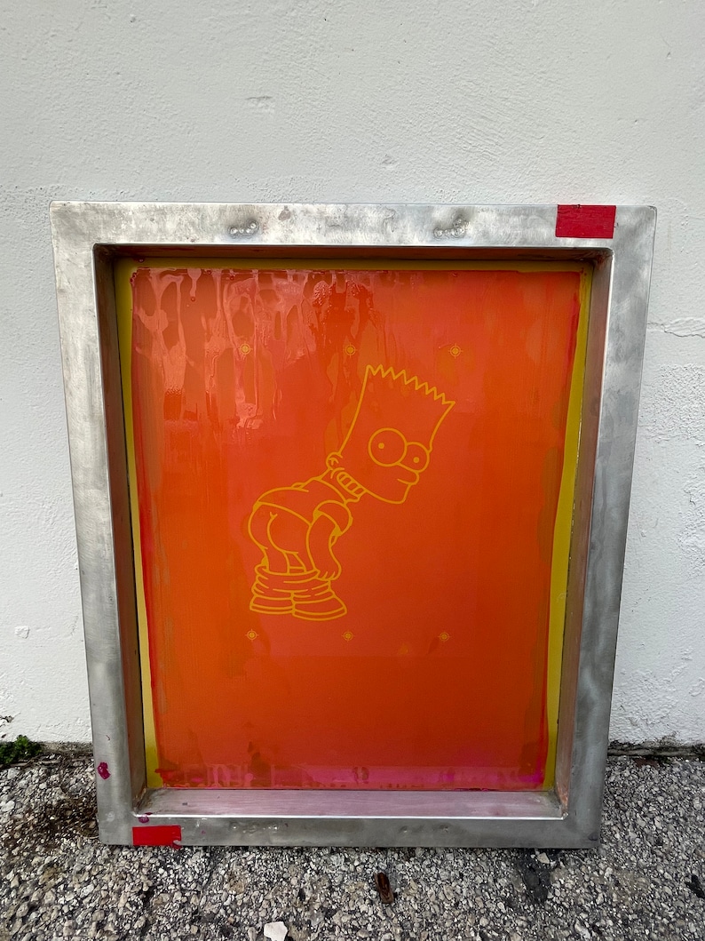 Custom Preburned Aluminum Silk Screen Etsy