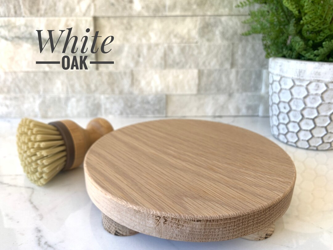 Round Wood Soap Stand/ Wood Riser Tray/ Kitchen Stand/ Candle Etsy