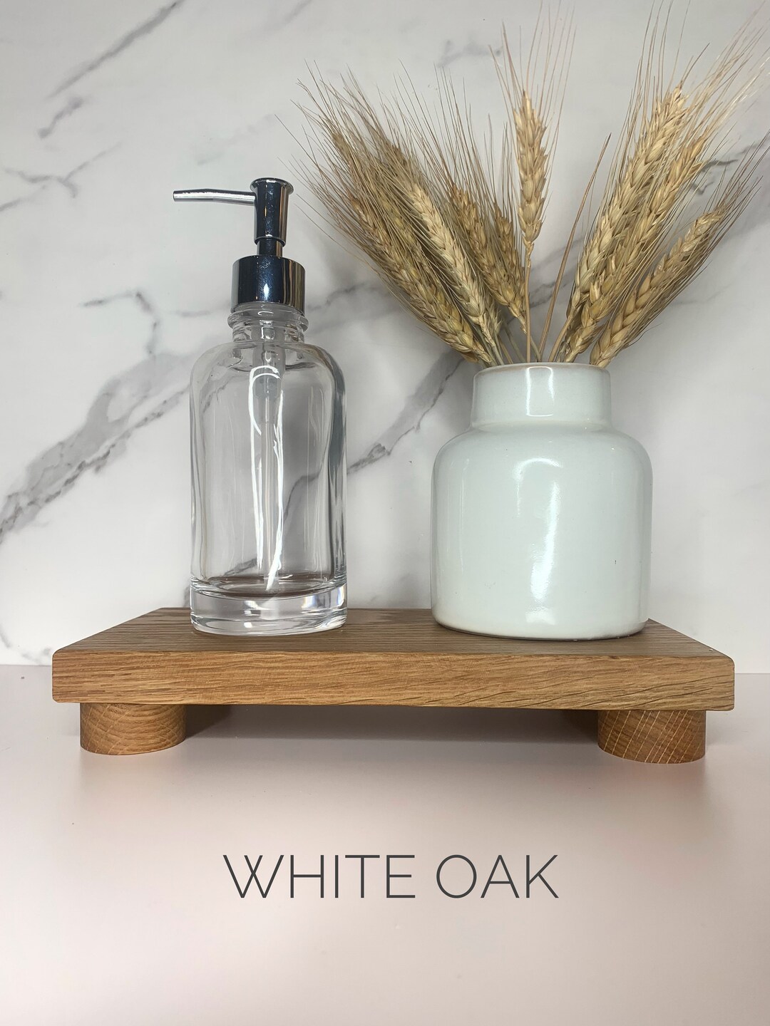 Kitchen Wood Riser/soap Stand/candle Holder/plant Stand/bathroom Decor