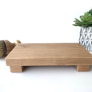 Wood Soap Stand/Wood Riser/Bathroom Tray/Candle Holder/Bathroom Decor/Housewarming Gift/Pedestal