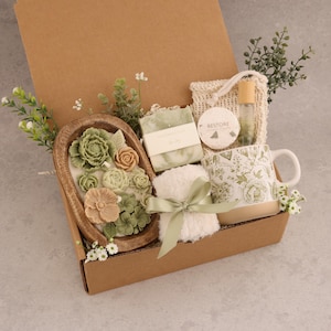 Gift Basket Get Well Care Package for Him, Care Package for Him, Surgery Care Package for Men, Thinking of You Care Package for Men GreenFlowerWoodCandl