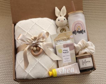 New Mom, Baby Gift Box for Women After Birth, Baby Gift Basket, Postpartum Care Package, Push Present, Newborn Boys, Girls, Unisex