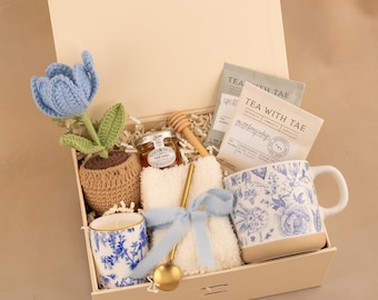 Regalo de agradecimiento, regalo de agradecimiento para un amigo, caja de regalo Hygge con manta, caja de regalo de agradecimiento, regalo de agradecimiento para un mentor, profesor o compañero de trabajo.
