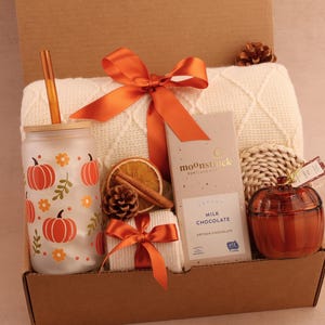 Hygge Pumpkin Fall Gift Box, Boo Basket, Spooky Season Gift, Cozy Fall Gift Set, Harvest Gift, Pumpkin Spice, Halloween Gifts