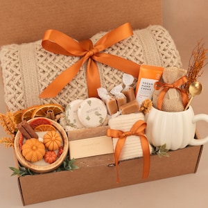 Pensando en ti, Caja de regalo de suculentas, Te extraño, Caja de regalo de amistad, Paquete de cariño, Regalo para demostrar que piensas en mí Fall Rustic Steamers