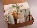 Self Care Gift Box, Sending hugs gift box, Care Package For Her, Care Package Friend, Tea Gift Box, Cheer Up Gift Box, Thinking Of You