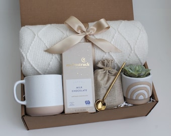 Thank you gift, thank you gift for friend, Hygge Gift Box with Blanket, thank you gift box, thank you gift mentor, teacher, coworker