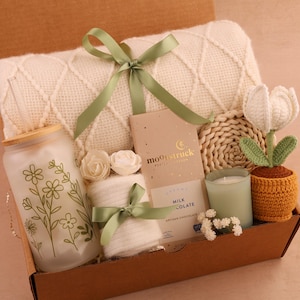 Sunshine Care Package, Sunshine Box, Just Because Gift, Thinking of You, Sending Cheer, Mental Health Boost, Get Well Soon Mini Tulip White