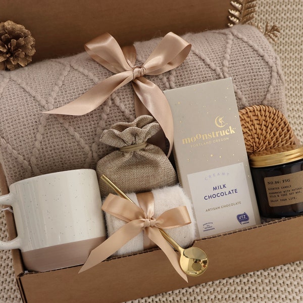 Hygge Gift Box for Your Loved One, Gift Set for Him, Birthday Box for Her, Dads, Brothers, Husband Gift, Cozy Holiday Gifts, Miss you