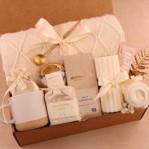 Gift Basket Get Well Care Package for Him, Care Package for Him, Surgery Care Package for Men, Thinking of You Care Package for Men Spa Blanket Classy