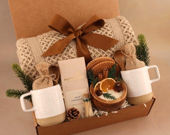 Thank You Gift Box For Men And Women, Corporate Gifting, Hygge Gift Box, Employee Appreciation Gift, Birthday Gift Basket For Dad, Friend