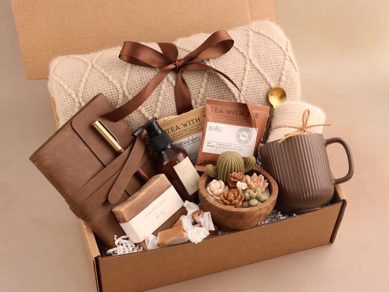 Sunshine Care Package, Sunshine Box, Just Because Gift, Thinking of You, Sending Cheer, Mental Health Boost, Get Well Soon SucculentWoodCandle