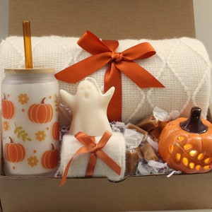 Spooky Fall Gift Box For Women, Gifts For Her, Best Friend Birthday Gifts, Self Care Box, Thinking Of You Care Package, Thank You Gift Box