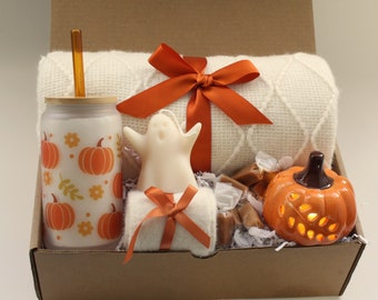 Spooky Fall Gift Box For Women, Gifts For Her, Best Friend Birthday Gifts, Self Care Box, Thinking Of You Care Package, Thank You Gift Box