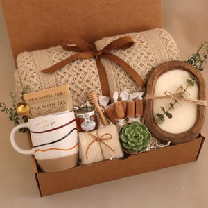 Gift Basket Get Well Care Package for Him, Care Package for Him, Surgery Care Package for Men, Thinking of You Care Package for Men OneDay WoodCandle
