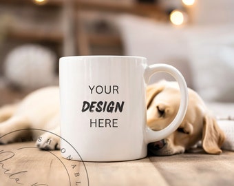 Coffee Mug Mockup Pet Parent Cup Dog Mom Mug Dog Lover Cup Dog Parent White Ceramic Mug Mockup Holiday Christmas JPG PNG White Ceramic Mug