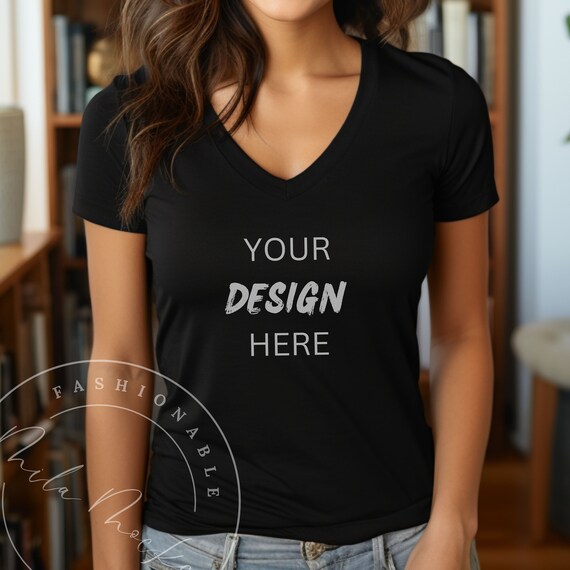 V neck mockup new arrivals