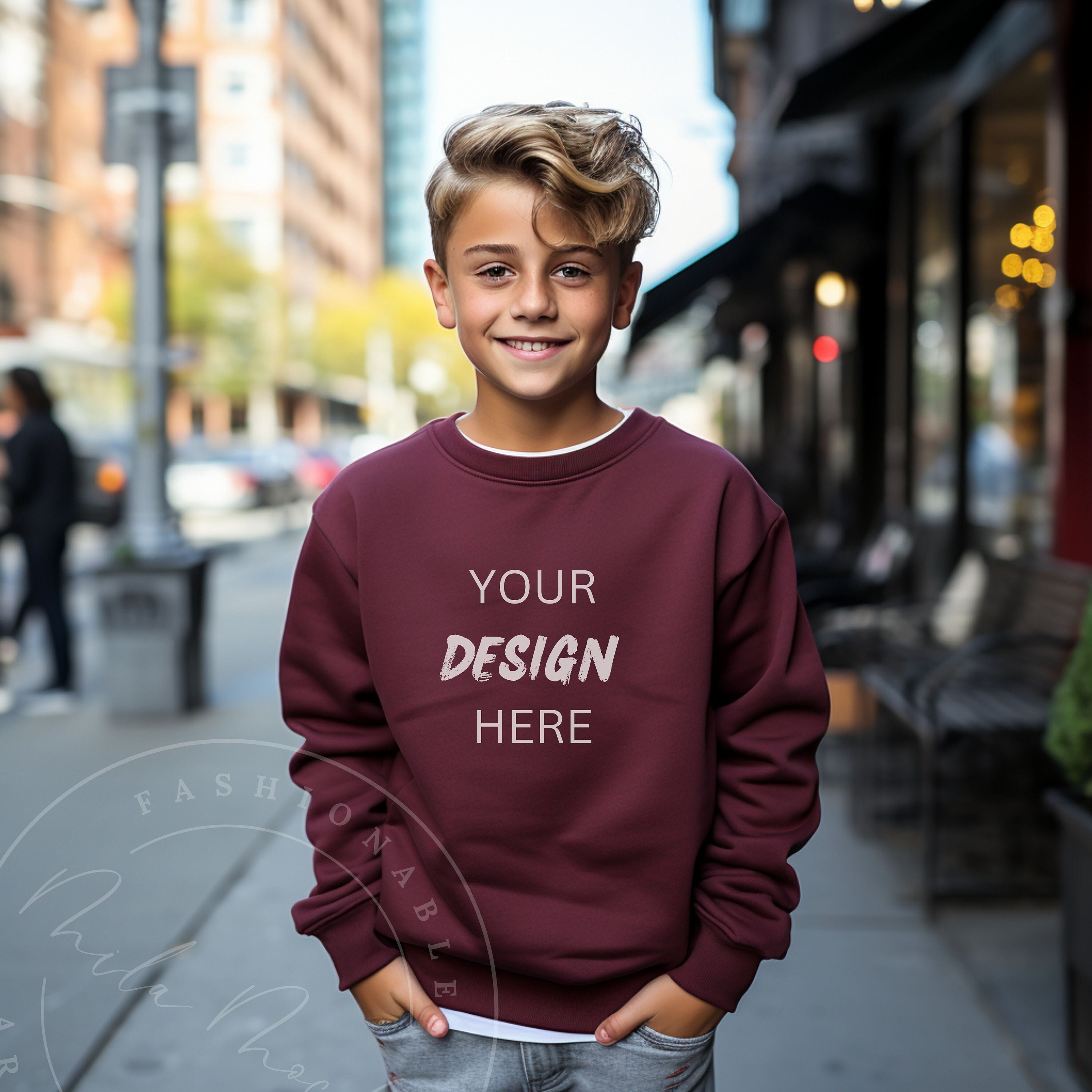 Boys maroon sweater best sale