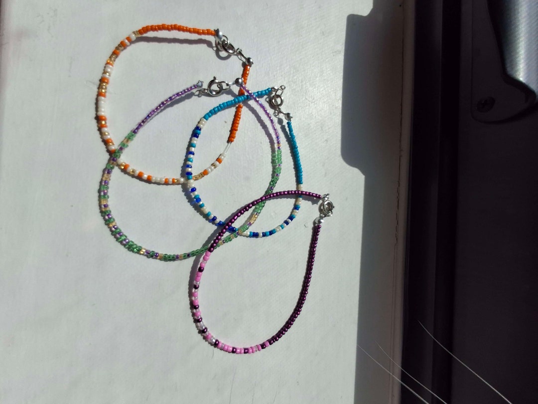 Morse Code Beaded Bracelets - Etsy