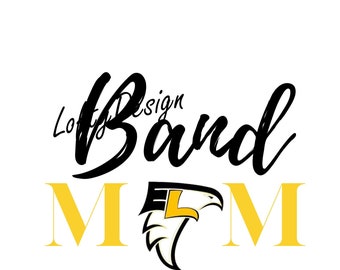 Band Mom SVG, Band Mom PNG, Band Mom Custom Logo SVG, Band Mom Custom Logo png, Band School Logo png, Band School Logo png, Band School Logo