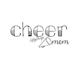 Cheer Mom Digital Download, Cheer Mom SVG, Cheer Mom PNG, Cheer Mom, Cheer Mom, Geschenk für Sie, Geschenk für Mama